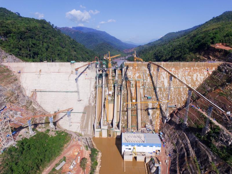 Công trình thủy điện  NAM NGIEP 1 - Công Ty Cổ Phần Sông Đà 5